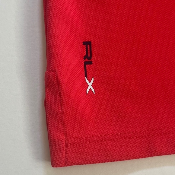 Ralph Lauren RLX Tailored Fit Golf Polo-XS-Solid color with collar & arm accents - Picture 3 of 4